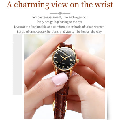 OLEVS 6896 Women Multifunctional Luminous Waterproof Quartz Watch, 6896 Women