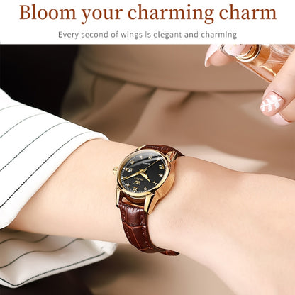OLEVS 6896 Women Multifunctional Luminous Waterproof Quartz Watch, 6896 Women
