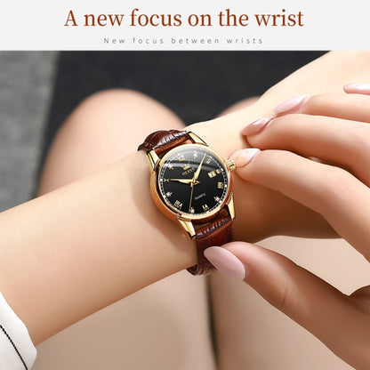 OLEVS 6896 Women Multifunctional Luminous Waterproof Quartz Watch, 6896 Women