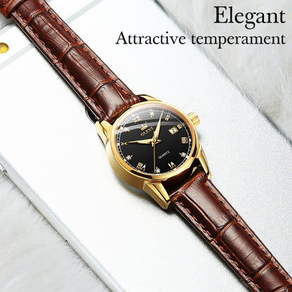 OLEVS 6896 Women Multifunctional Luminous Waterproof Quartz Watch, 6896 Women