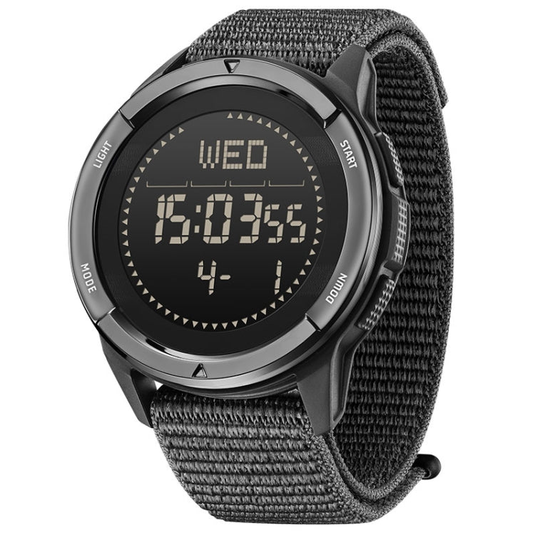 NORTH EDGE ALPS Outdoor Waterproof Men Carbon Fiber Digital Nylon Strap Smart Sports Watch, ALPS