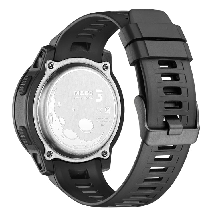NORTH EDGE MARS3 Outdoor Waterproof Men Carbon Fiber Electronic Sports Watch, MARS3