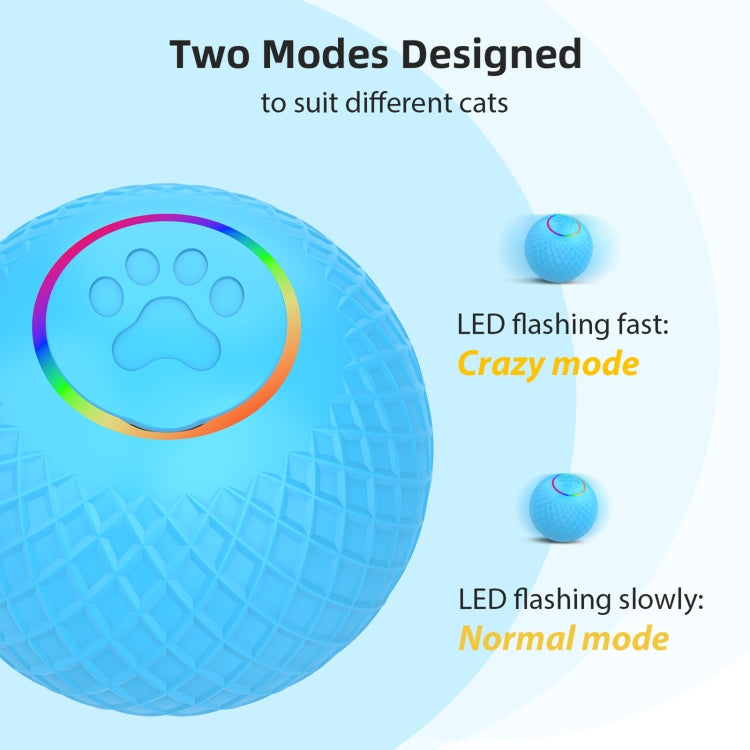 C2 5.5cm Intelligent Auto Pet Toy Cat Training Luminous Ball, No Remote Control, 5.5cm Auto, 5.5cm Remote Control