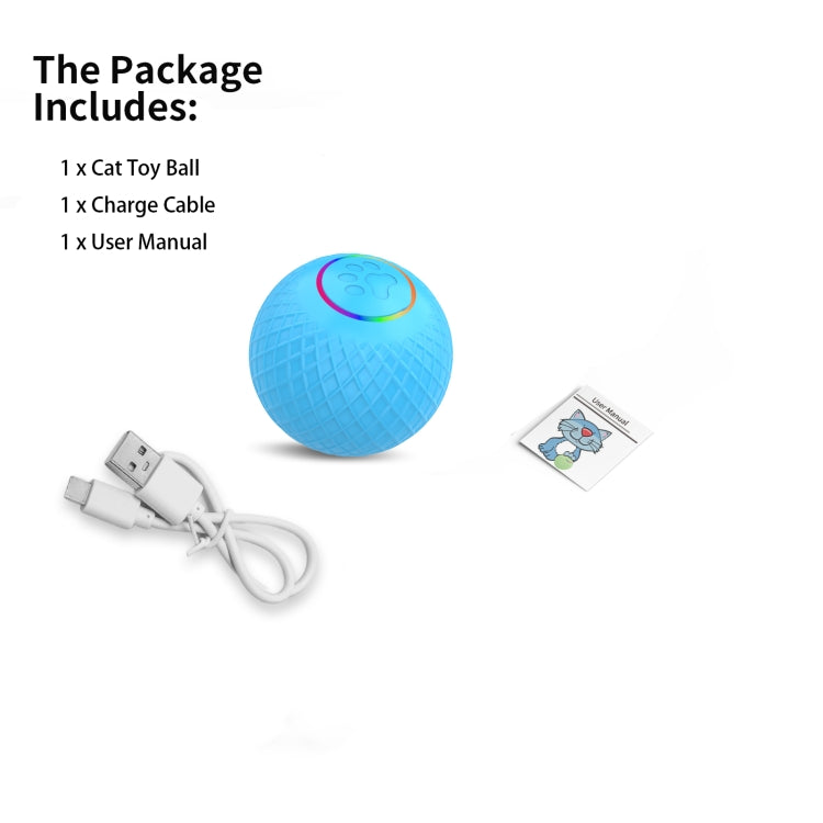 C2 5.5cm Intelligent Auto Pet Toy Cat Training Luminous Ball, No Remote Control, 5.5cm Auto, 5.5cm Remote Control