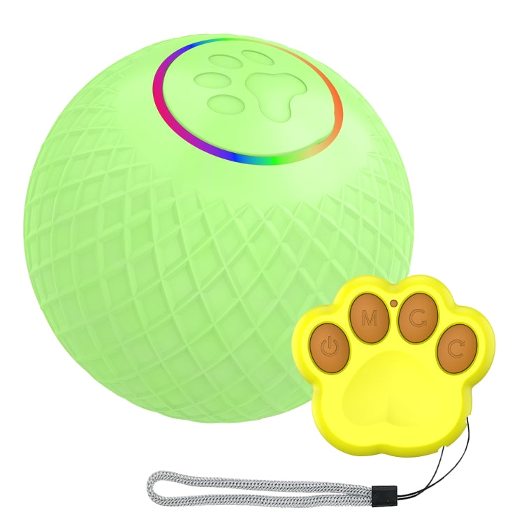C2 5.5cm Intelligent Remote Control Pet Toy Cat Training Luminous Ball, 5.5cm Auto
