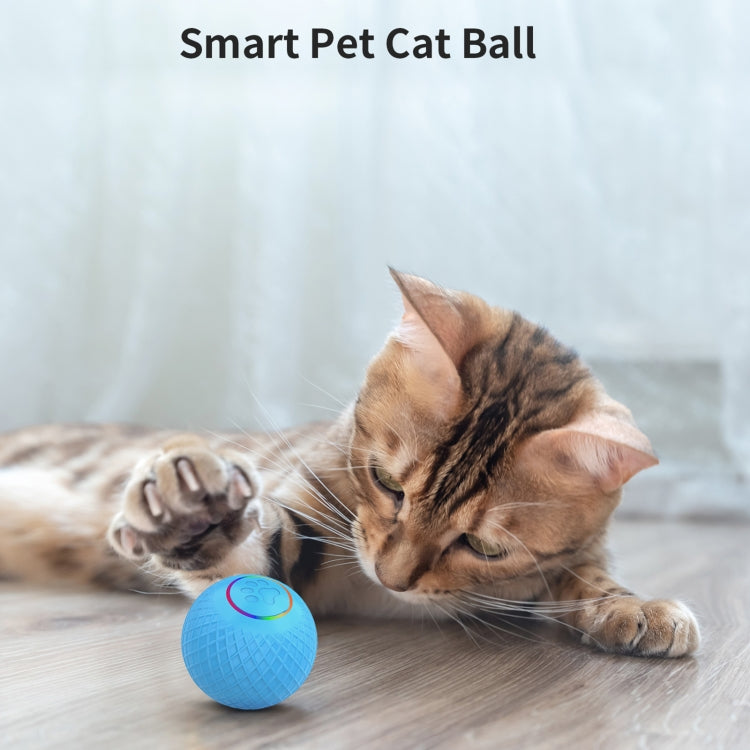 C2 5.5cm Intelligent Remote Control Pet Toy Cat Training Luminous Ball, 5.5cm Auto