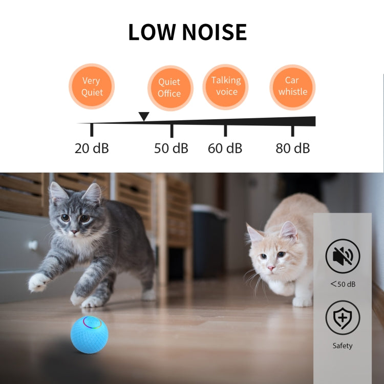 C2 5.5cm Intelligent Remote Control Pet Toy Cat Training Luminous Ball, 5.5cm Auto
