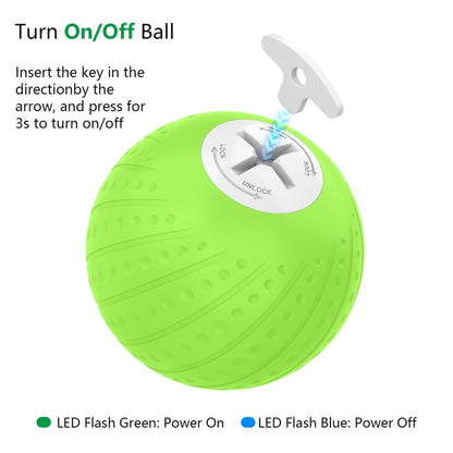 O2 6cm Intelligent Auto Pet Toy Dog Training Ball, No Remote Control, Auto, 6cm Auto