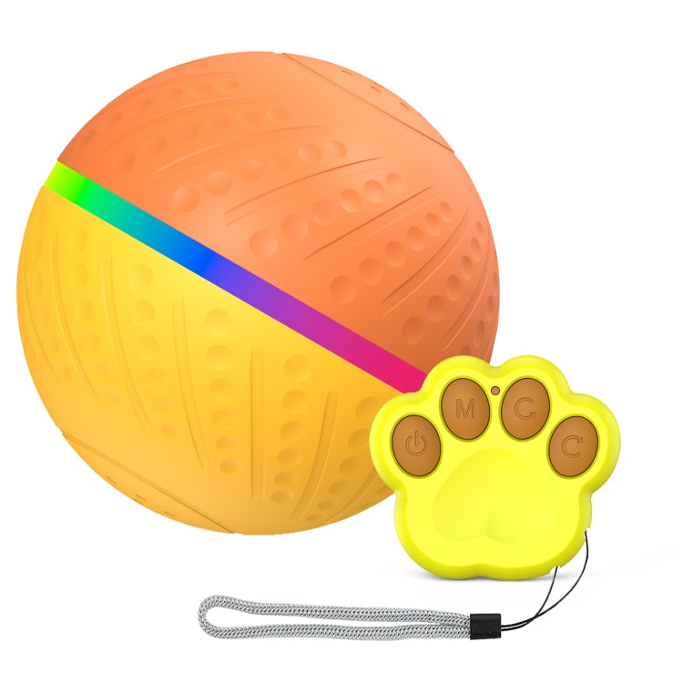 O3 8.5cm Intelligent Remote Control Pet Toy Dog Training Luminous Ball with Radar Trigger, Remote Control