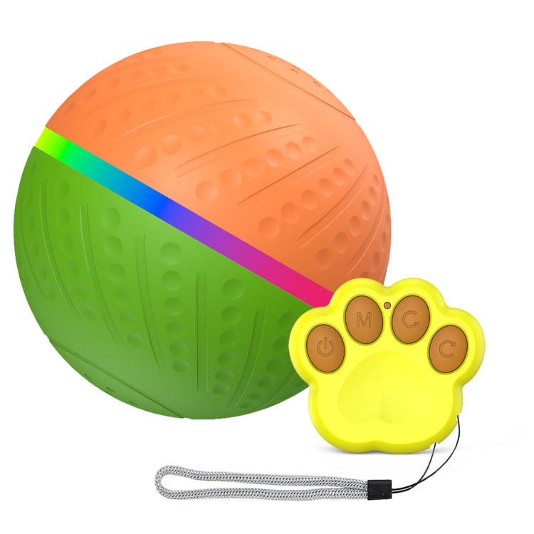 O3 8.5cm Intelligent Remote Control Pet Toy Dog Training Luminous Ball with Radar Trigger, Remote Control