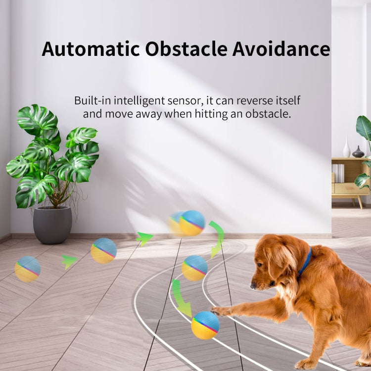 O3 8.5cm Intelligent Remote Control Pet Toy Dog Training Luminous Ball with Radar Trigger, Remote Control