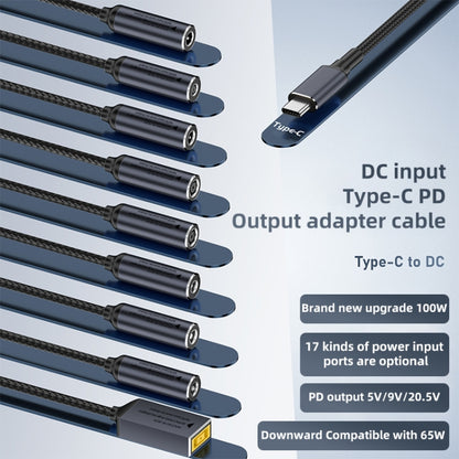 100W Computer Charging Adapter Connector, DC 2.5 x 0.7mm to USB-C / Type-C Male, DC 3 x 1.1mm to USB-C / Type-C Male, DC 4 x 1.7mm to USB-C / Type-C Male, DC 4.5 x 0.6mm to USB-C / Type-C Male, DC 4.8 x 1.7mm to USB-C / Type-C Male...