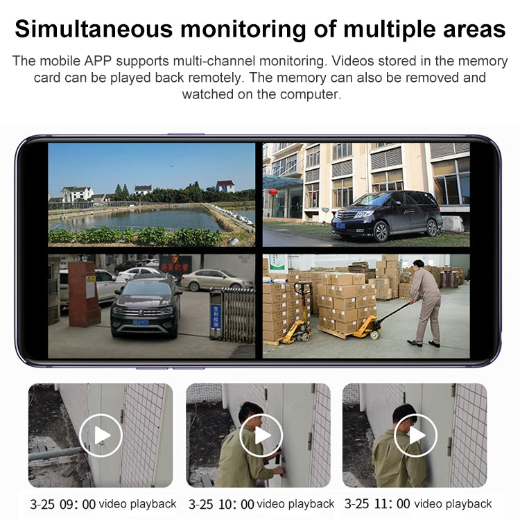 DF-3HBJ 8MP HD IP66 Waterproof Outdoor WiFi IP Camera Support  Dual Light Full Color, EU Plug, US Plug, UK Plug