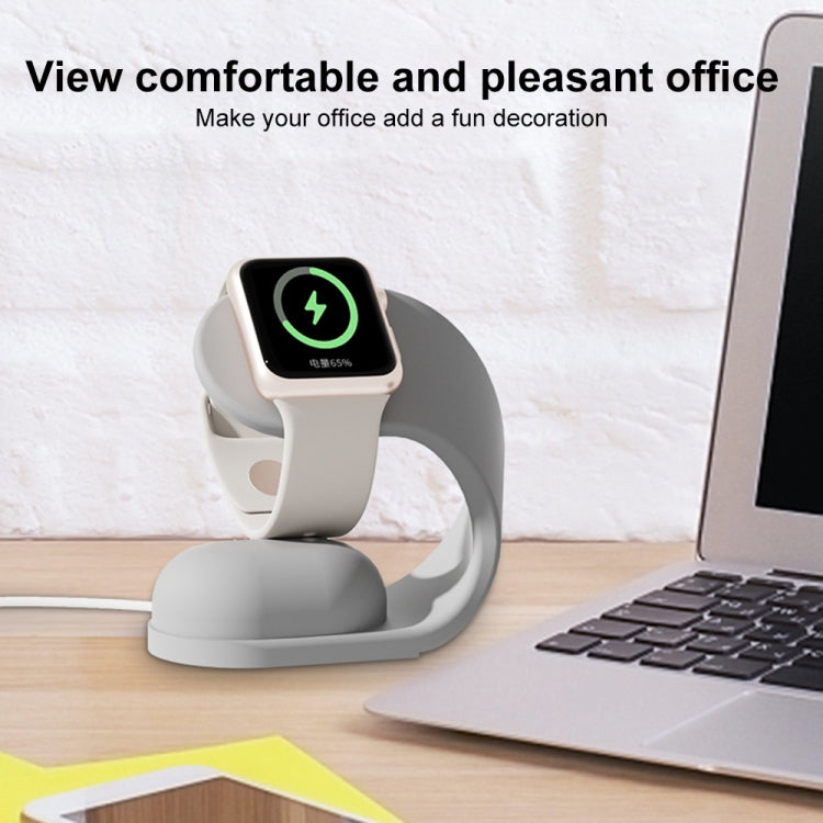 Smart Watch U-shaped Silicone Charging Holder, For Apple Watch Series