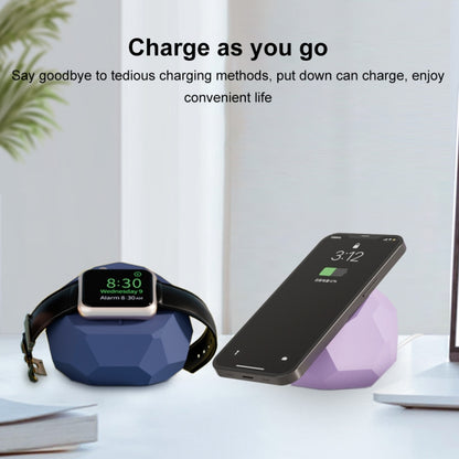 Diamond-shaped 2 in 1 Wireless Charging Silicone Base