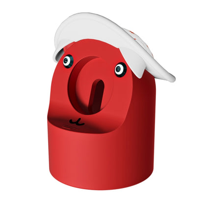Hat Bear Shaped Silicone Charging Base, For Apple Watch Series