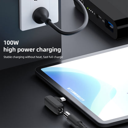 100W L 4.0X1.35mm Female to USB-C/Type-C Male Plug Charging Adapter, 4.0X1.35mm