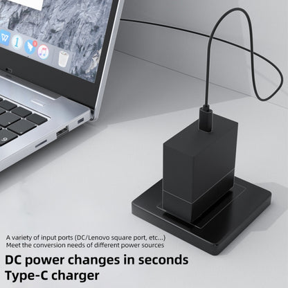100W M 4.5X0.6mm Female to USB-C/Type-C Male Plug Charging Adapter, 4.5X0.6mm
