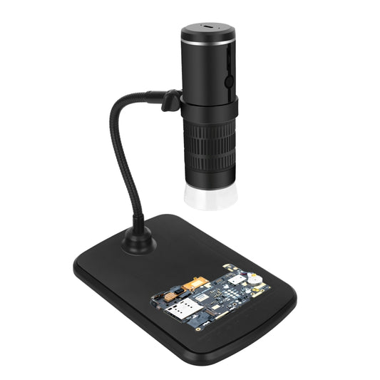 F210 1000X WiFi Digital Microscope with Helical Tube Bracket, F210 Black