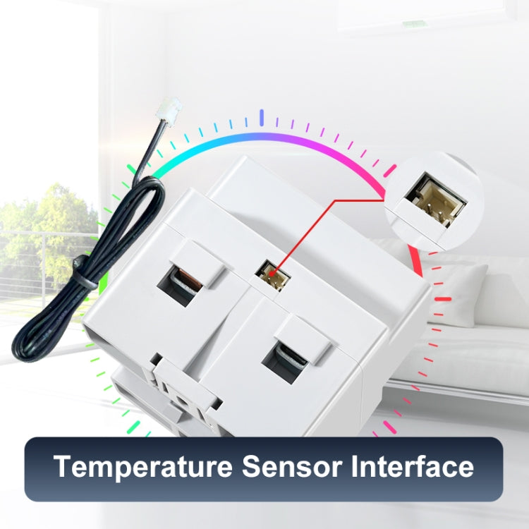 KWS-302WF 170-270V Multifunctional AC Digital Display Rail Voltage and Current Monitoring Meter, KWS-302WF