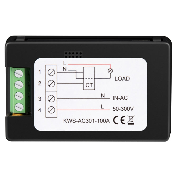 KWS-AC301-100A 50-300V AC Digital Current Voltmeter with Closed Transformer, KWS-AC301-100A with Closed Transformer