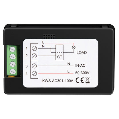 KWS-AC301-100A 50-300V AC Digital Current Voltmeter with Closed Transformer, KWS-AC301-100A with Closed Transformer