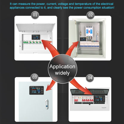 KWS-AC301L-20A 50-300V AC Digital Current Voltmeter with 485 Communication, KWS-AC301L-20A