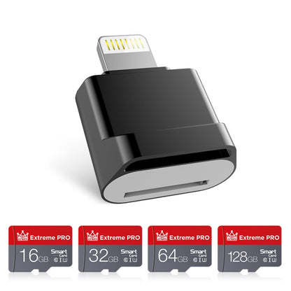 MicroDrive 8pin To TF Card Adapter Mini iPhone & iPad TF Card Reader, Card Reader
