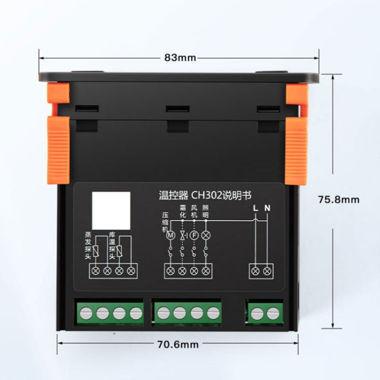 KWS-CH302 Intelligent Dual Sensor Temperature Controller