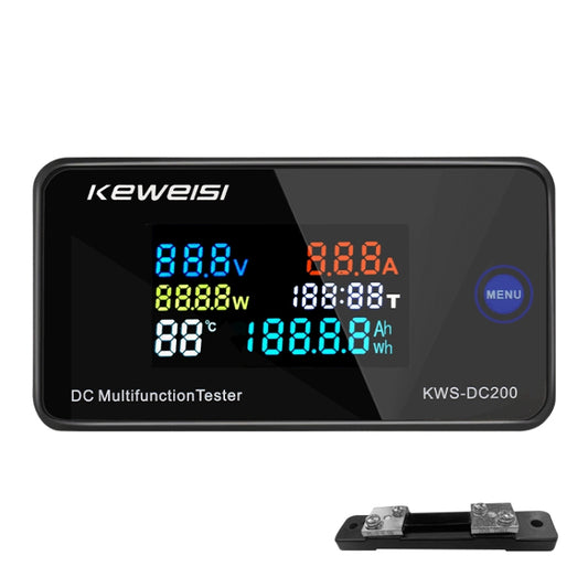 KWS-DC200-50A 8-120V DC Digital Display Voltage Current Watch with Shunt, KWS-DC200-50A