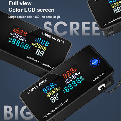 KWS-DC200-50A 8-120V DC Digital Display Voltage Current Watch with Shunt, KWS-DC200-50A