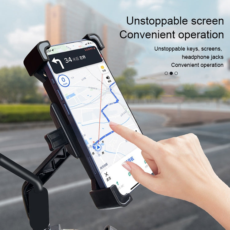 Mobile Phone Holder Navigation Bicycle Holder, Handlebar Model, Mirror Base Model