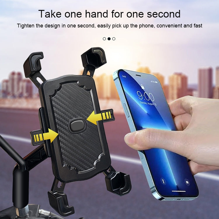 Mobile Phone Holder Navigation Bicycle Holder, Handlebar Model, Mirror Base Model