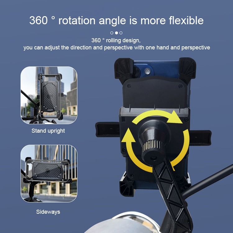 Mobile Phone Holder Navigation Bicycle Holder, Handlebar Model, Mirror Base Model
