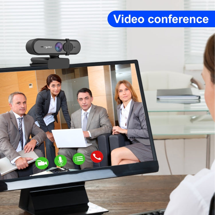 HXSJ S6 HD 1080P 95 Degree Wide-angle High-definition Computer Camera with Microphone