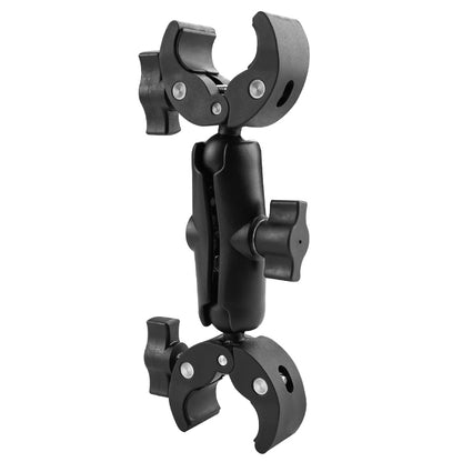 Motorcycle Dual-heads Crabs Clamps Handlebar Fixed Mount, 18cm, 22cm, 28cm