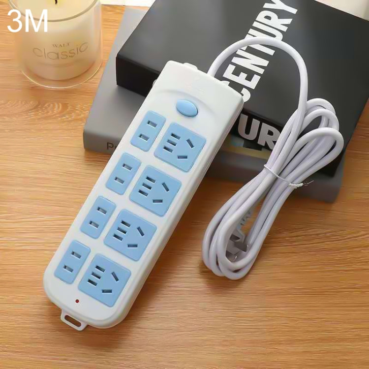 Anti-electric Shock Desk Power Strip Socket, 2-position 1.8m, 3-position 1.8m, 4-position 3m, 6-position 3m, 8-position 3m
