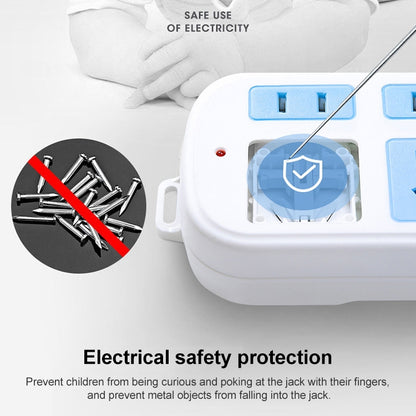 Anti-electric Shock Desk Power Strip Socket, 2-position 1.8m, 3-position 1.8m, 4-position 3m, 6-position 3m