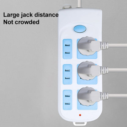 Anti-electric Shock Desk Power Strip Socket, 2-position 1.8m, 3-position 1.8m, 4-position 3m, 6-position 3m