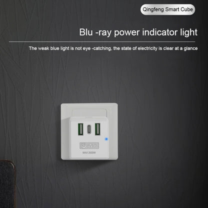 KYFEN USB Smart Mini Multi-function Fast Charging Socket