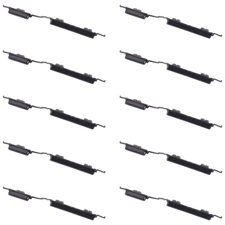 10pcs Volume Control Button, For Samsung Galaxy S20 FE SM-G780, For Samsung Galaxy Z Flip 5G SM-F707, For Samsung Galaxy M23 SM-M236, For Samsung Galaxy A23 SM-A235, For Samsung Galaxy A53 5G SM-A536, For Samsung Galaxy A73 5G SM-A736...