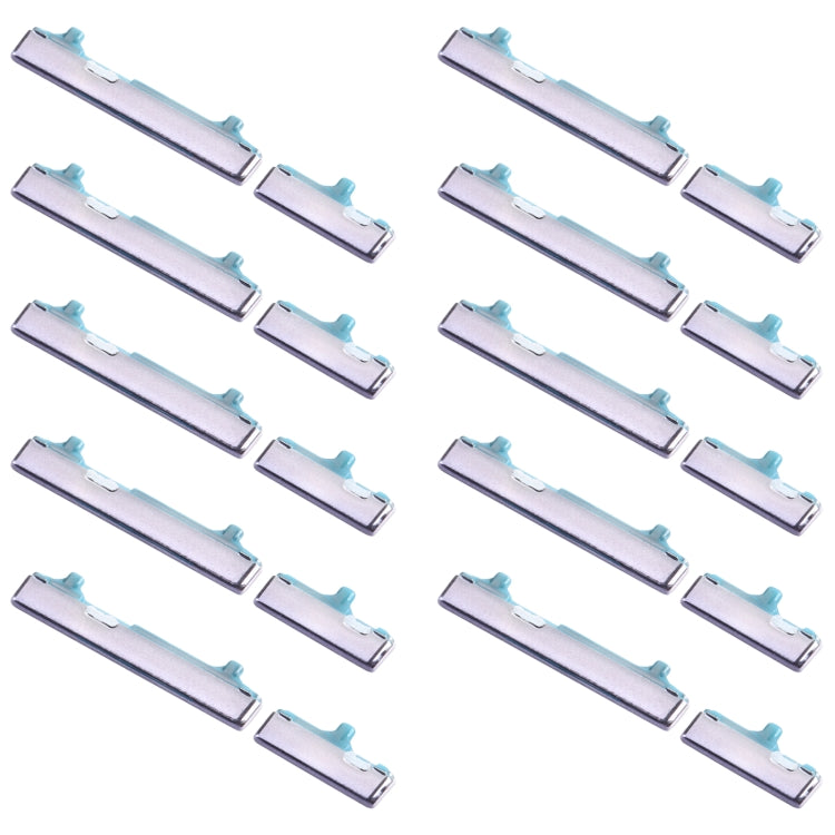 10pcs Volume Control Button, For Samsung Galaxy S20 FE SM-G780, For Samsung Galaxy Z Flip 5G SM-F707, For Samsung Galaxy M23 SM-M236, For Samsung Galaxy A23 SM-A235, For Samsung Galaxy A53 5G SM-A536, For Samsung Galaxy A73 5G SM-A736...