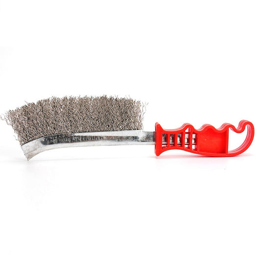 BBQ Grill Wire Cleaning Brush with Handle, Stainless Steel, Copper Plating