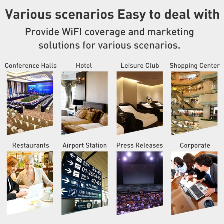 COMFAST CF-E393AX 3000Mbps WIFI6 Dual Frequency Ceiling Mounted Indoor Wireless AP, CF-E393AX