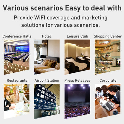COMFAST CF-E393AX 3000Mbps WIFI6 Dual Frequency Ceiling Mounted Indoor Wireless AP, CF-E393AX