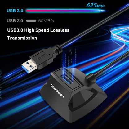 COMFAST CF-U318 1.2m High Speed USB 3.0 Extension Cable with Base, With Base 1.2m