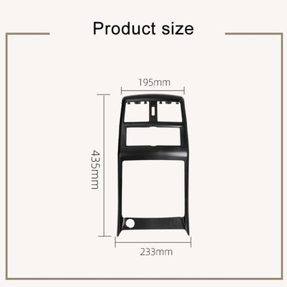 For Mercedes Benz ML320 / GL450 Car Rear Air Conditioner Air Outlet Panel Cover 166 680 7403, Single Hole, Dual Hole