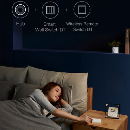 Original Xiaomi Aqara Smart Wall Switch D1,, Zero FireWire Three Button Version