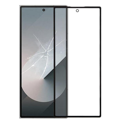 LCD Secondary Screen Outer Glass Lens with OCA Optically Clear Adhesive, For Galaxy Z Fold7 SM-F966B, For Samsung Galaxy Z Fold6 SM-F956B, For Samsung Galaxy Z Fold5 SM-F946B, For Samsung Galaxy Z Fold4 SM-F936B/W23                                     ...