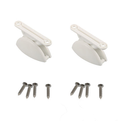 A8627 2 Pair RV Hatch Semi-circular Retainer Kit with Screws